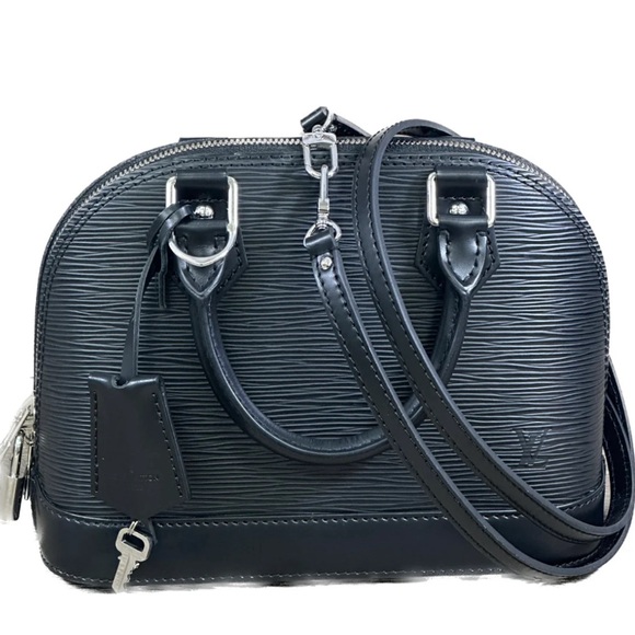 🎉𝐇𝐏🎉LOUIS VUITTON ALMA BB EPI LEATHER BLACK - Picture 1 of 16